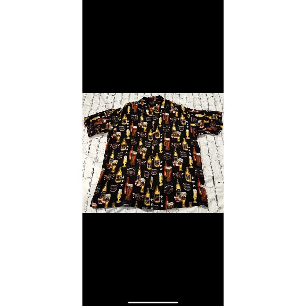 Croft And Borrow Polo Short Sleeve Beer‎ Lagar Shirt Large